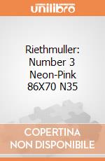 Riethmuller: Number 3 Neon-Pink 86X70 N35 giochi