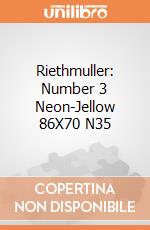 Riethmuller: Number 3 Neon-Jellow 86X70 N35 giochi