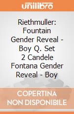 Riethmuller: Fountain Gender Reveal - Boy Q. Set 2 Candele Fontana Gender Reveal - Boy giochi
