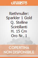 Riethmuller: Sparkler 1 Gold Q. Stelline Scintillanti H. 15 Cm Oro Nr. 1 giochi