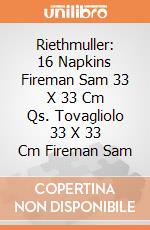 Riethmuller: 16 Napkins Fireman Sam 33 X 33 Cm Qs. Tovagliolo 33 X 33 Cm Fireman Sam giochi