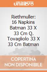 Riethmuller: 16 Napkins Batman 33 X 33 Cm Q. Tovagliolo 33 X 33 Cm Batman giochi