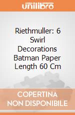 Riethmuller: 6 Swirl Decorations Batman Paper Length 60 Cm giochi