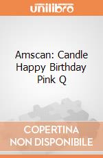 Amscan: Candle Happy Birthday Pink Q giochi