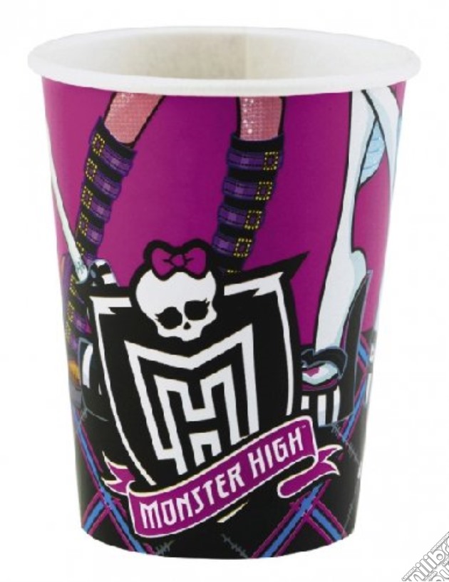 Monster High - 8 Bicchieri Di Plastica gioco di Como Giochi