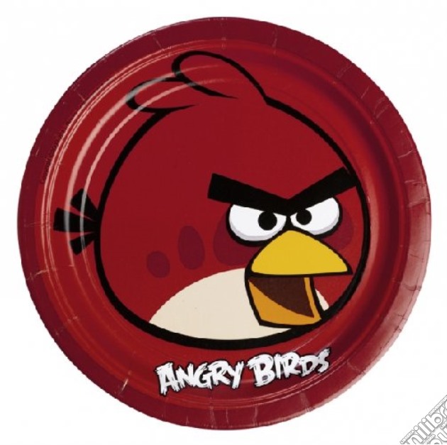 Angry Birds - Set 8 Piatti Cm 23 gioco di Como Giochi