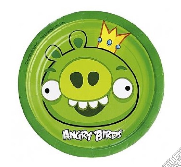 Angry Birds - Set 8 Piatti Cm 18 gioco di Como Giochi