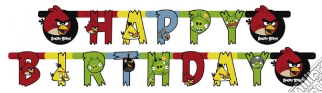 Angry Birds - Scritta Happy Birthday gioco di Como Giochi