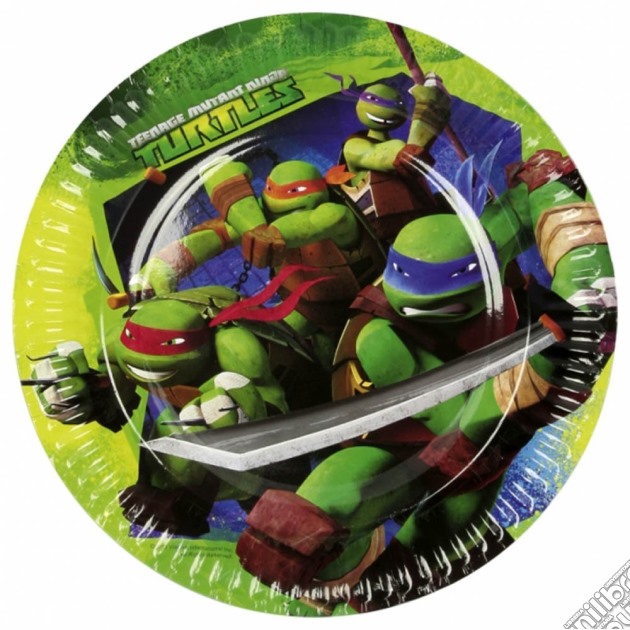 Teenage Mutant Ninja Turtles - 8 Piatti 23 Cm gioco di Como Giochi