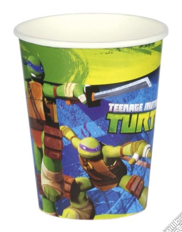 Teenage Mutant Ninja Turtles - 8 Bicchieri Di Plastica gioco di Como Giochi