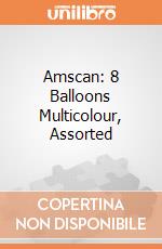 Amscan: 8 Balloons Multicolour, Assorted gioco