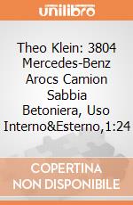Theo Klein: 3804 Mercedes-Benz Arocs Camion Sabbia Betoniera, Uso Interno&Esterno,1:24 giochi