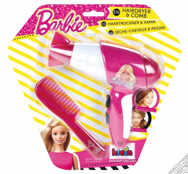 Barbie - Asciugacapelli E Pettine gioco