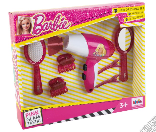 Barbie - Set Parrucchiera Con Fon E Accessori gioco