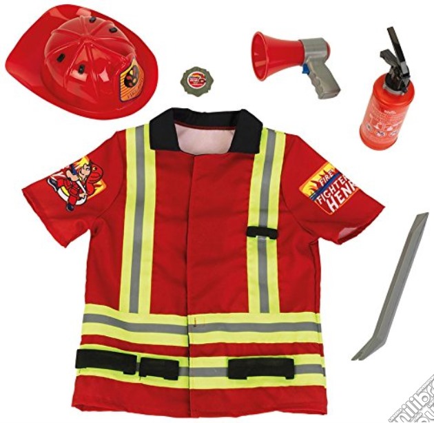 Theo Klein 8985 - Costume Da Pompiere Con Accessori gioco