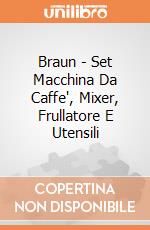 Braun - Set Macchina Da Caffe', Mixer, Frullatore E Utensili gioco