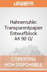 Hahnemuhle: Transparentpapier Entwurfblock A4 90 G/ gioco
