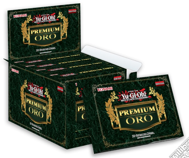 Yu-Gi-Oh! - Premium Oro (Deluxe Edition) (Box 10 Carte) gioco di Konami