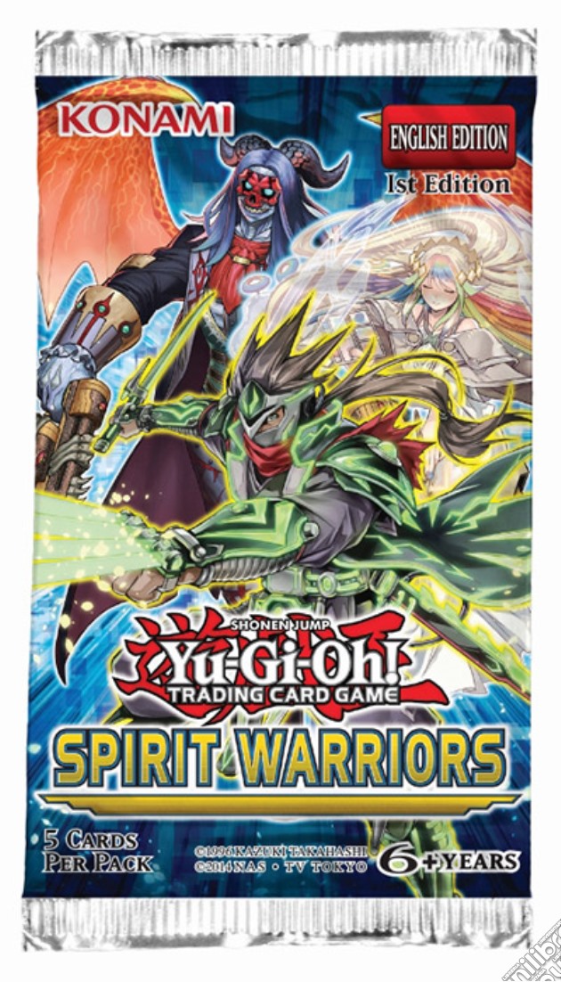 YUGI Spirit Warriors busta gioco di CAR