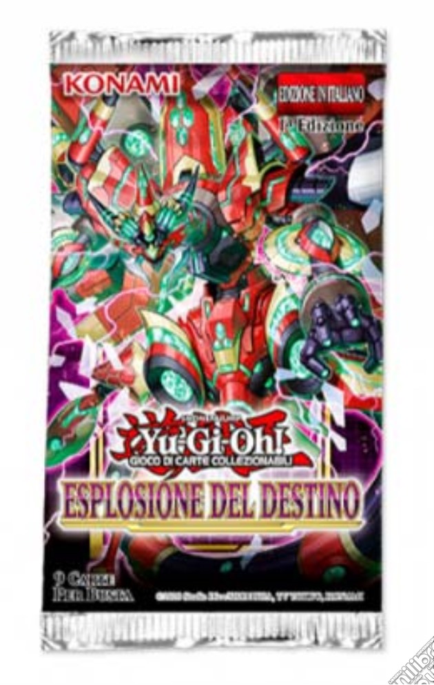 Yu-Gi-Oh! Burst Of Destiny 1A Edizione Busta 9 Carte gioco