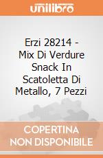 Erzi 28214 - Mix Di Verdure Snack In Scatoletta Di Metallo, 7 Pezzi gioco di Erzi