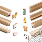 Erzi 41262 - Crea La Fattoria: 7 Figure Diverse Da Legno Di Faggio Sagomato (Fino A 30/40 Sagome) gioco di Erzi