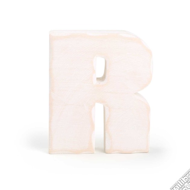 Lettera di legno R gioco