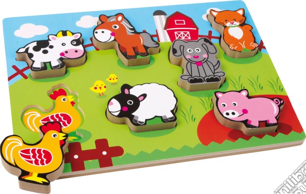 Puzzle «Animali fattoria» gioco