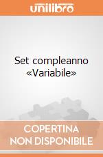 Set compleanno «Variabile» giochi