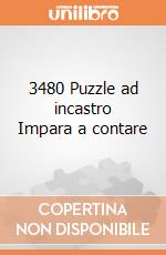 3480 Puzzle ad incastro Impara a contare giochi
