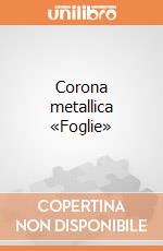 Corona metallica «Foglie» giochi