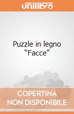 Puzzle in legno “Facce” giochi