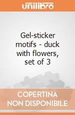 Gel-sticker motifs - duck with flowers, set of 3 gioco