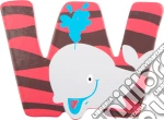 Lettera W in legno con animali giochi