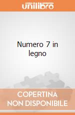 Numero 7 in legno