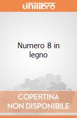 Numero 8 in legno gioco