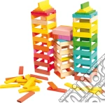 Cubetti da costruzione in legno variopinti giochi