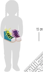 Scarpe colorate da allacciare giochi