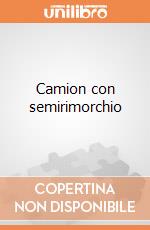 Camion con semirimorchio giochi