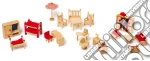 Mobili per le casette delle bambole con accessori giardino giochi