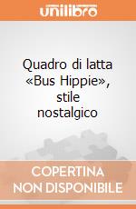 Quadro di latta «Bus Hippie», stile nostalgico gioco