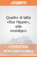 Quadro di latta «Bus Hippie», stile nostalgico giochi