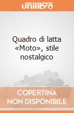 Quadro di latta «Moto», stile nostalgico giochi