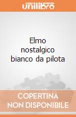 Elmo nostalgico bianco da pilota giochi