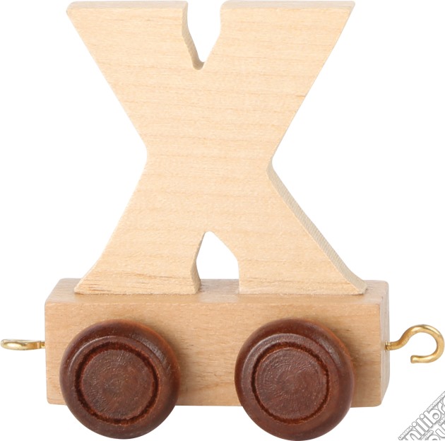 Lettera X trenino in legno gioco