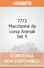 7773 Macchinina da corsa Animali Set 4 giochi