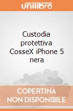 Custodia protettiva CosseX iPhone 5 nera giochi