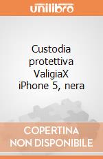 Custodia protettiva ValigiaX iPhone 5, nera giochi