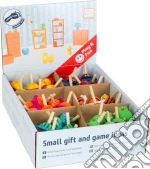 Display Trottole in legno variopinte giochi