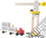 Gru e camion di legno giochi